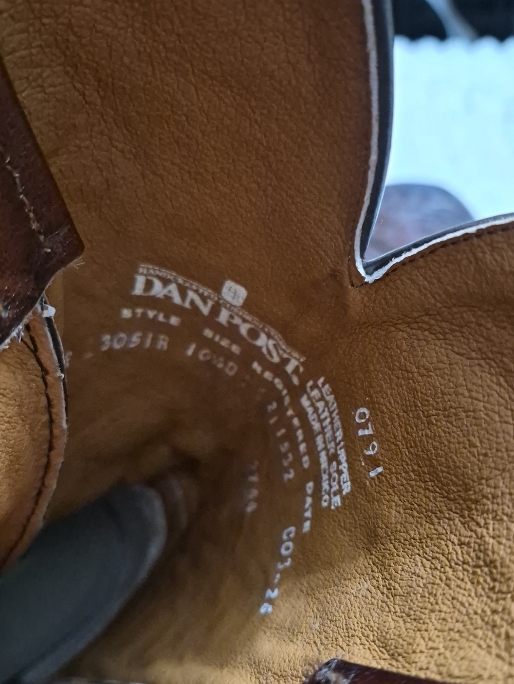 DAN POST TAN TEJU LIZARD LEATHER BOOTS MEN'S SZ 10.5 D $390 - Picture 8 of 11